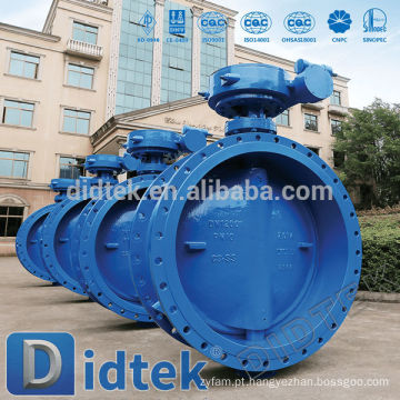 Didtek Magnesium Power Triple Offset Stainless Steel Double Flange Butterfly Valve